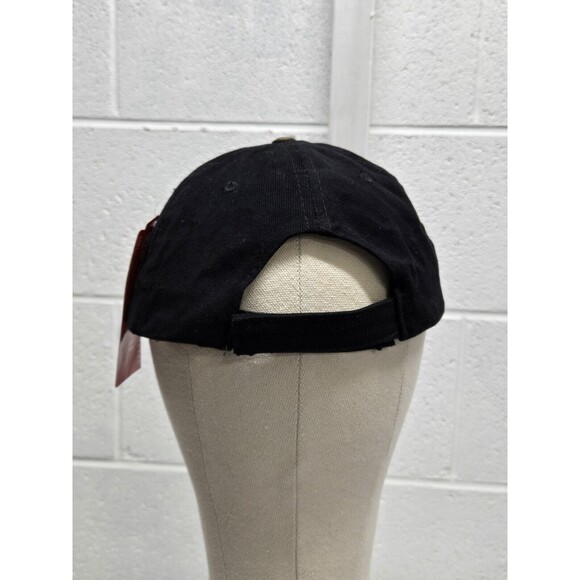 NWT Barcardi Rum Black Baseball Cap Bat Logo 100% Cotton Dad Hat ~ NEW! - Picture 3 of 7